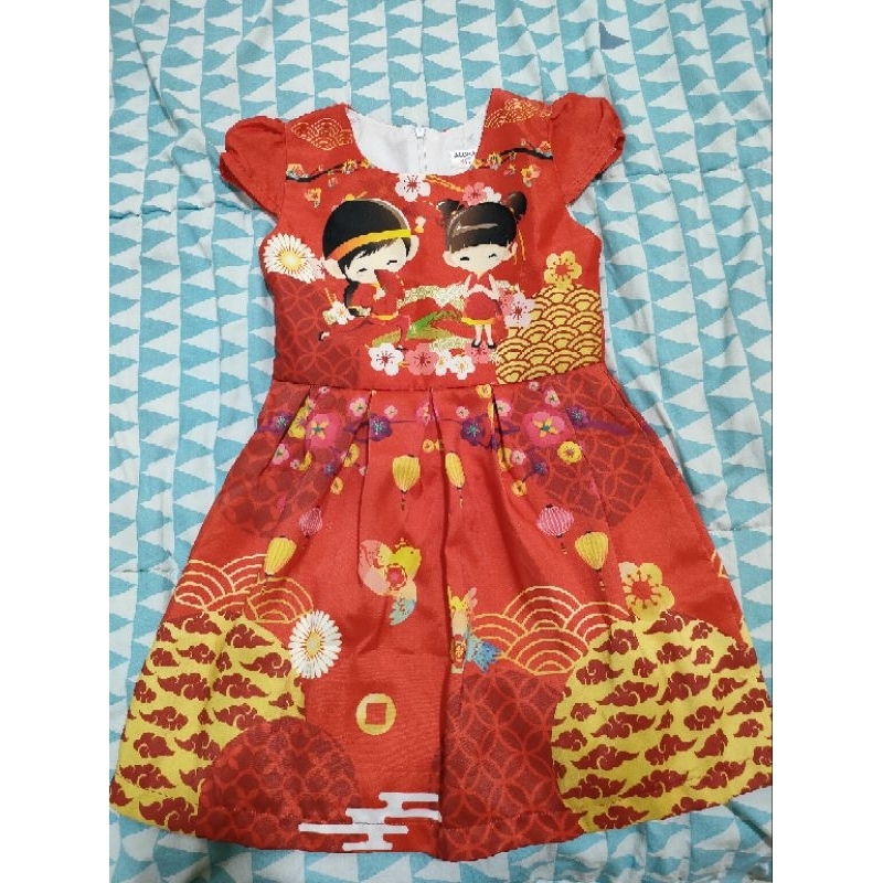 dress imlek preloved