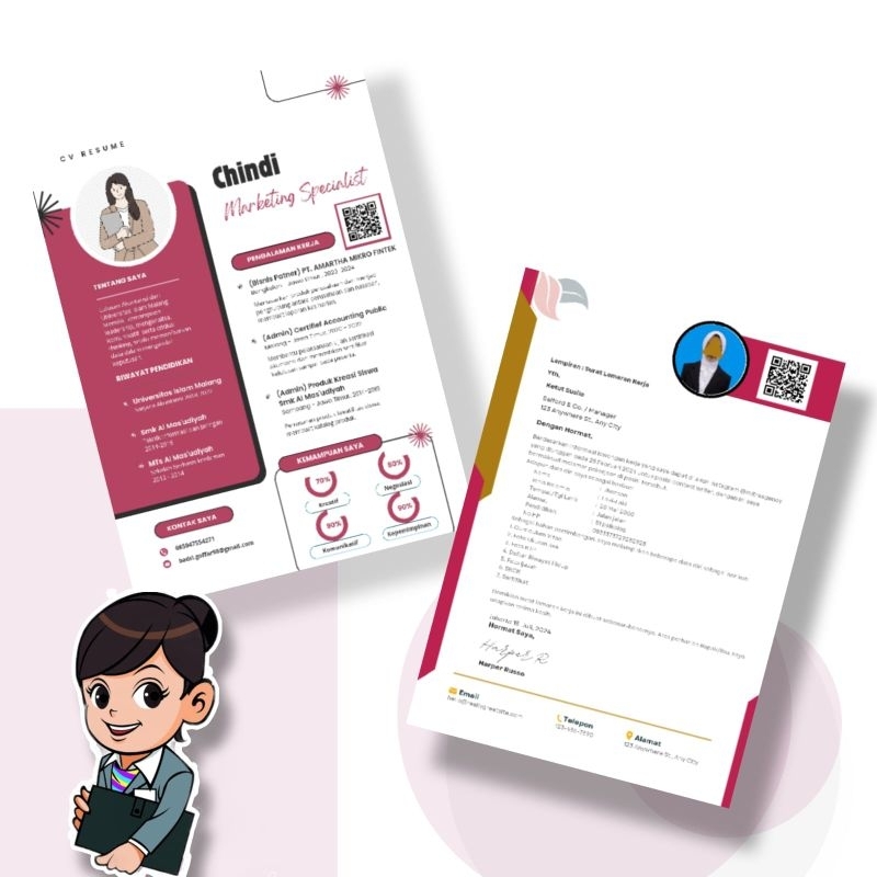 Jasa Edit CV/Resume Lamaran Kerja Soft File dan Hard File