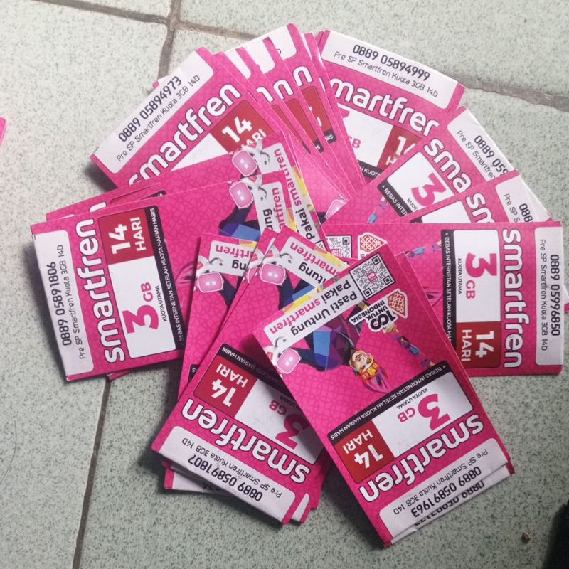 kartu perdana Smartfren 12 digit