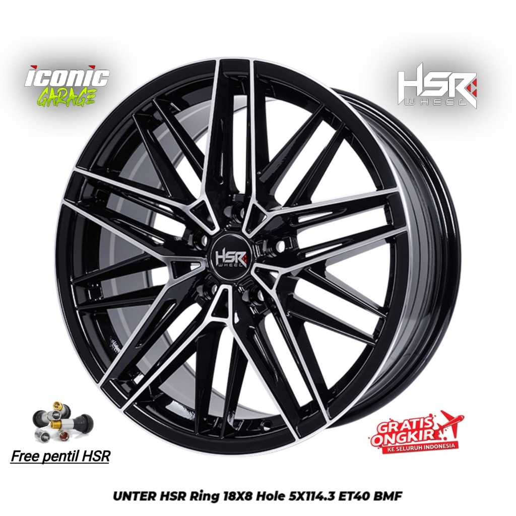 velg hsr mobil innova,xpander,hrv,crv,brv,wrv,rush,terios hsr unter ring18