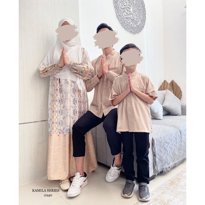 GAMIS LEBARAN TERBARU 2025 SARIMBIT KAMILA SERIES BY LATASHA OUTFIT