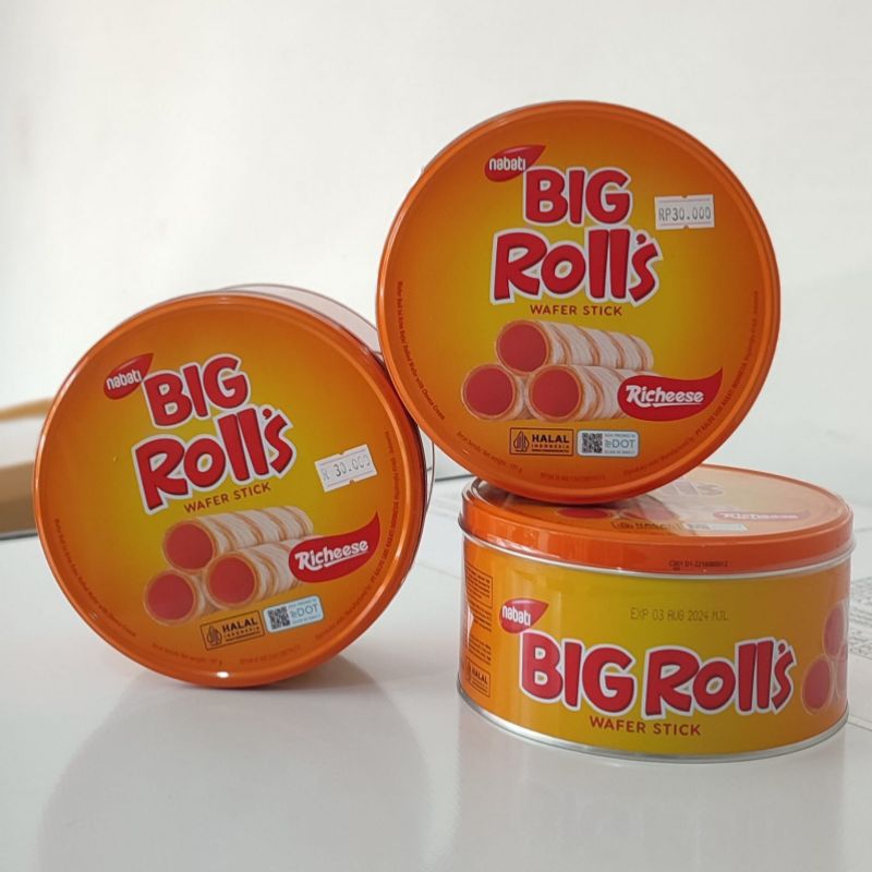 

Nabati Richeese Big Rolls Wafer Stick Kaleng 191gr