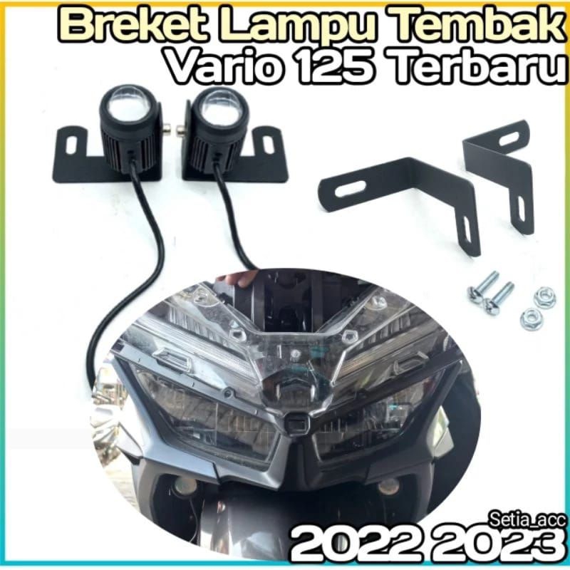Breket Dudukan Lampu Tembak Vario New 125 2023