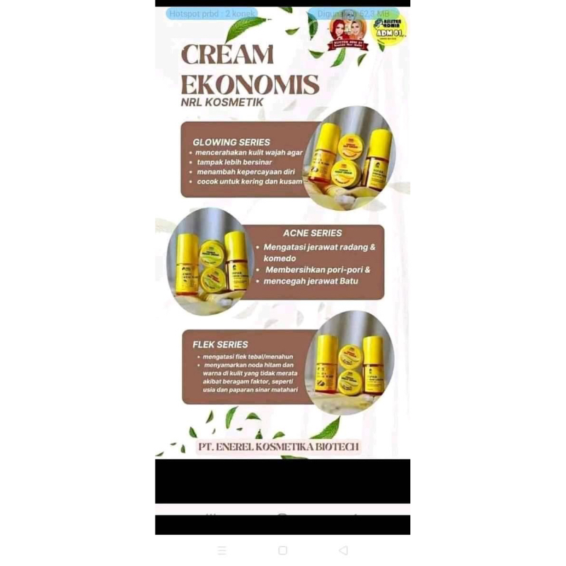 nrl glow bonus kapas