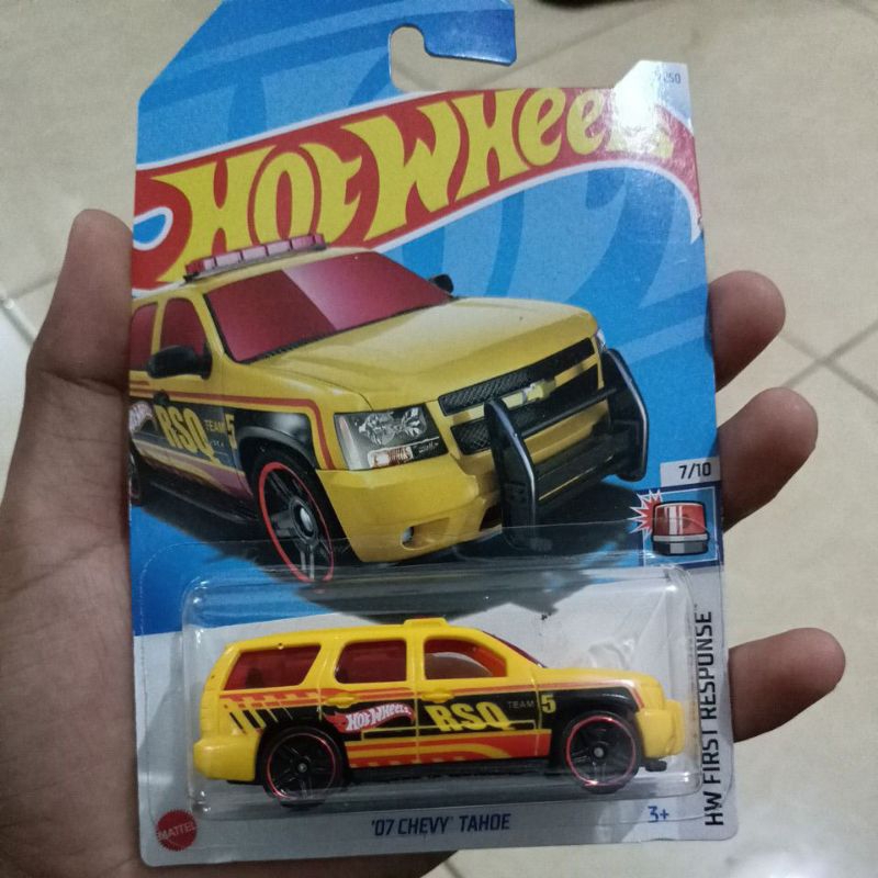 07 Chevy TANOE Police Polisi Silverado Trail Boss LT Borla Pickup double kabin Hot Wheels