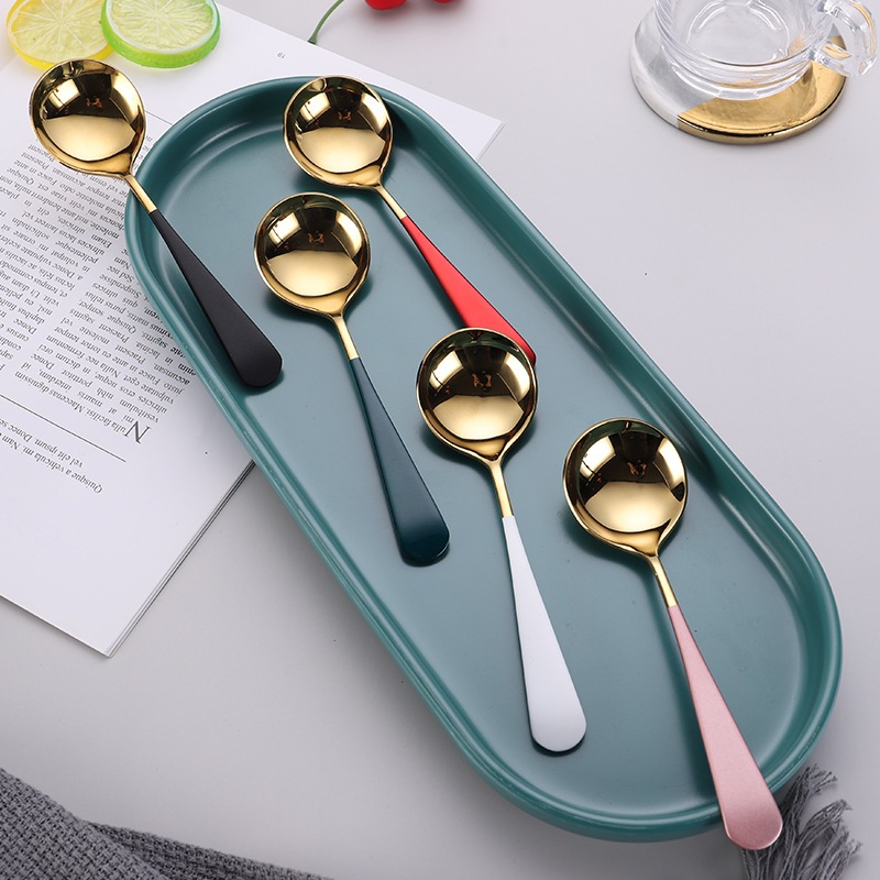 Sendok Makan Stainless / Sendok Korea Bulat