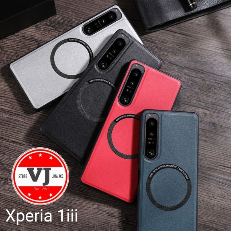 Sony Xperia 1 Mark III Leather Case Magsafe Wireless Charging Xperia 1iii