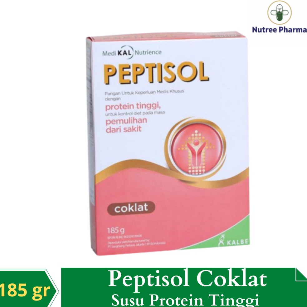 

RMU531 BEST SELLER Peptisol Peptizol Coklat 185 gr Susu Nutrisi Tinggi Protein