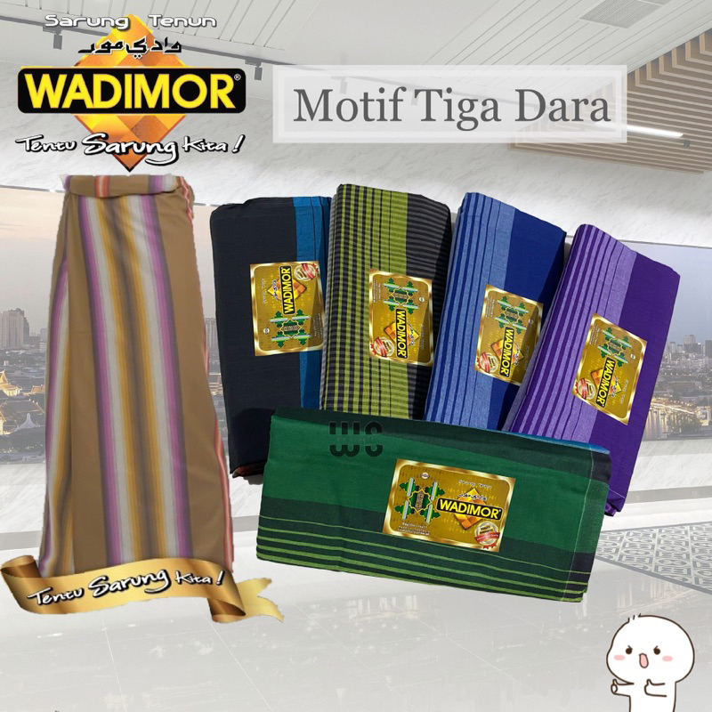 SARUNG WADIMOR MOTIF 3 DARA - ECER - GROSIR