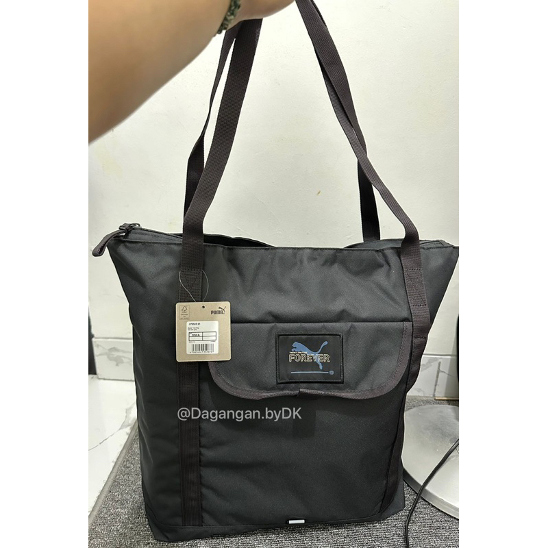 Tas Totebag Puma (ShoulderBag) Original 100% Hitam