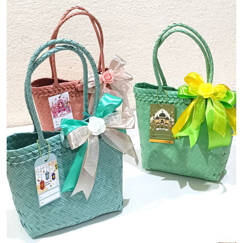 Tas Hampers Lebaran/Tas anyaman/tas idulfitri