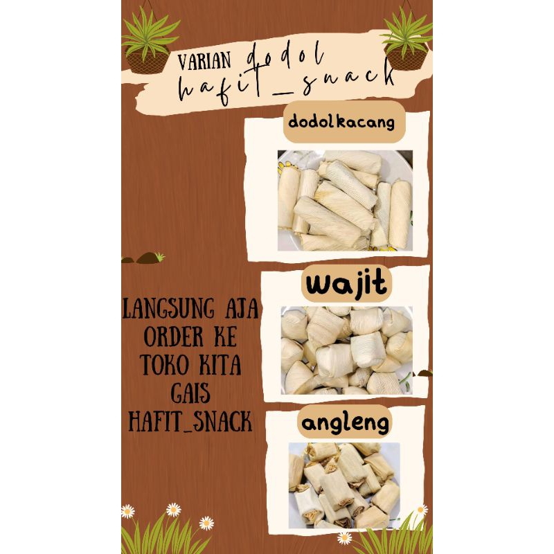 

DODOL MIX CAMPUR 1KG SEMUA VARIAN RASA DISATUIN