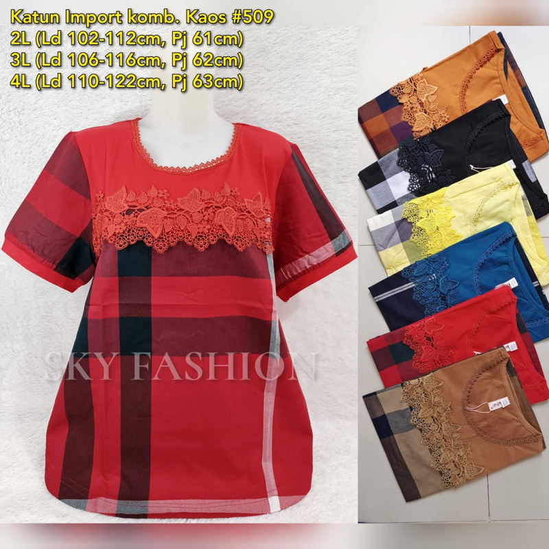 BLOUSE IMPORT SUPER SELLER/ ATASAN IBU IBU IMPORT/BLOUSE KAOS IMPORT