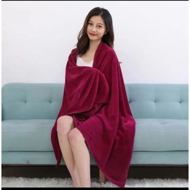 Lotsoolup Handuk Mandi Dewasa Jumbo Lembut Gucci Microfiber Premium 80X170