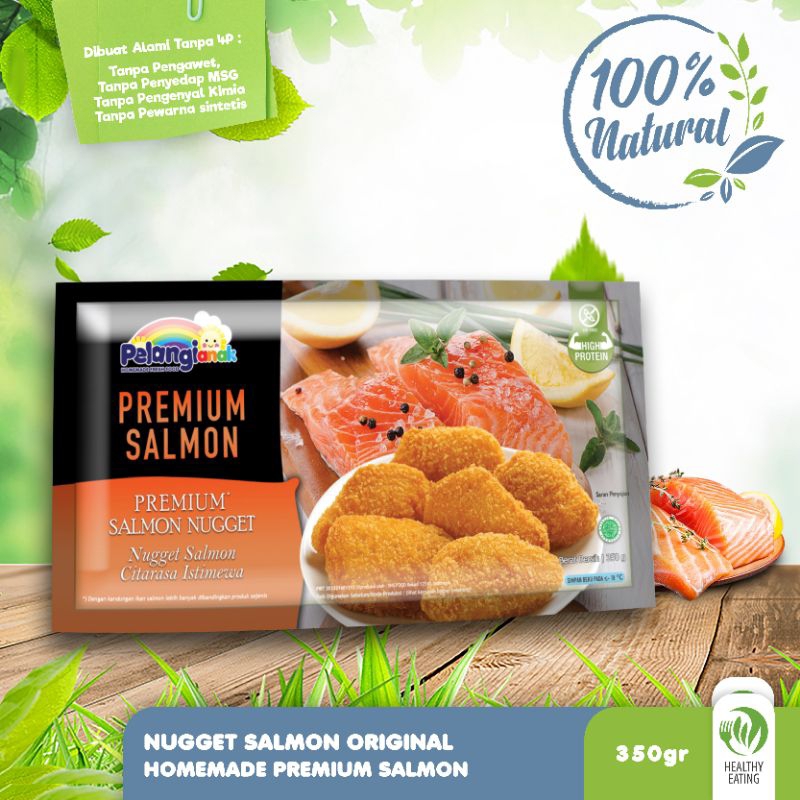 

Nugget Salmon Original (350 gr)/Pelangi Anak Frozen Food