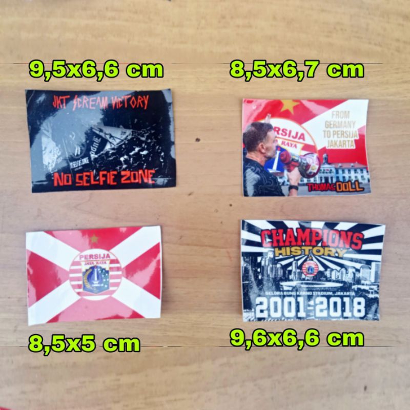

STIKER PERSIJA GLOSSY (MATCH/JAKARTANS 4PCS)