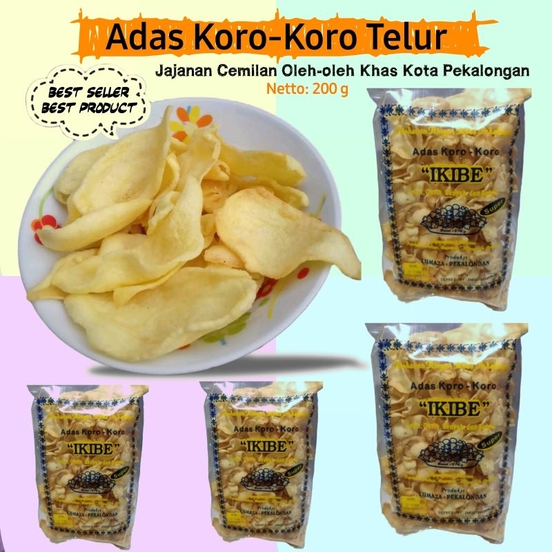 

Adas Koro Koro Telur Adas Koro Koro IKIBE 200gr Enak Gurih Lezat Bergizi