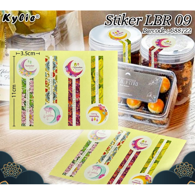 

Sticker Lebaran (Per10 Lbr). Hiasan Packaging Idul Fitri
