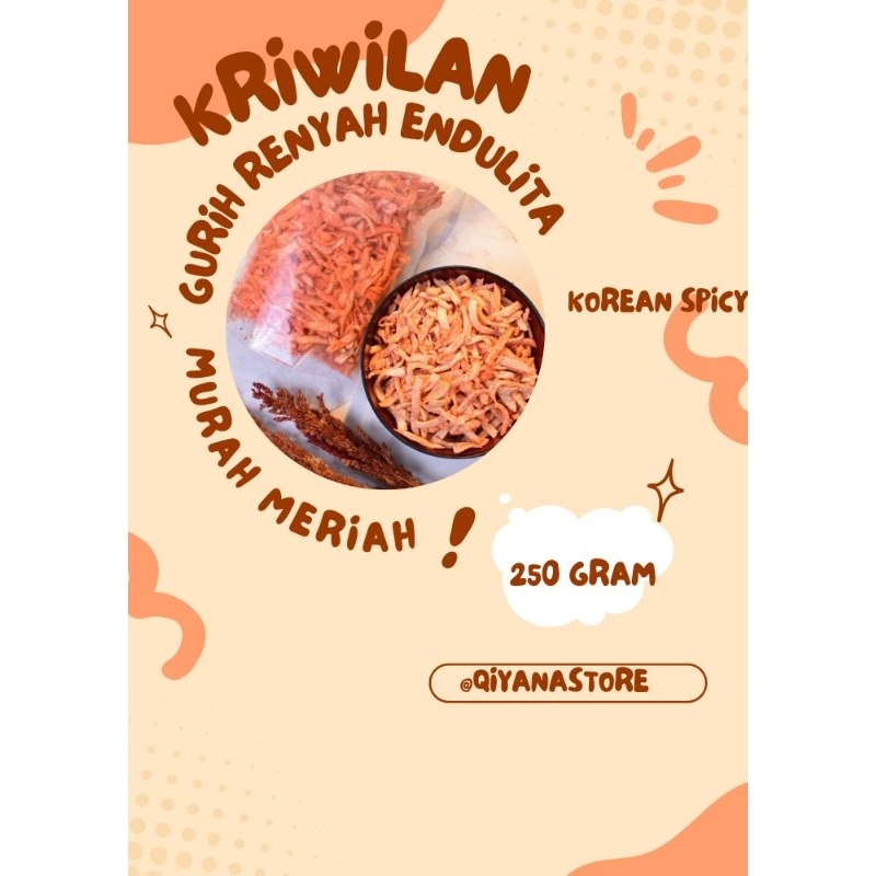 

KRIWILAN TORTILLA RASA KOREAN SPICY 250GRAM