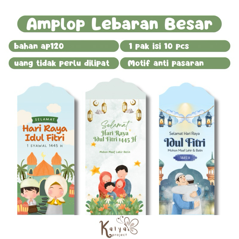 

10 PCS AMPLOP LEBARAN TERBARU 2024 AESTETHIC MURAH AMPLOP LEBARAN BESAR UANG TANPA DILIPAT