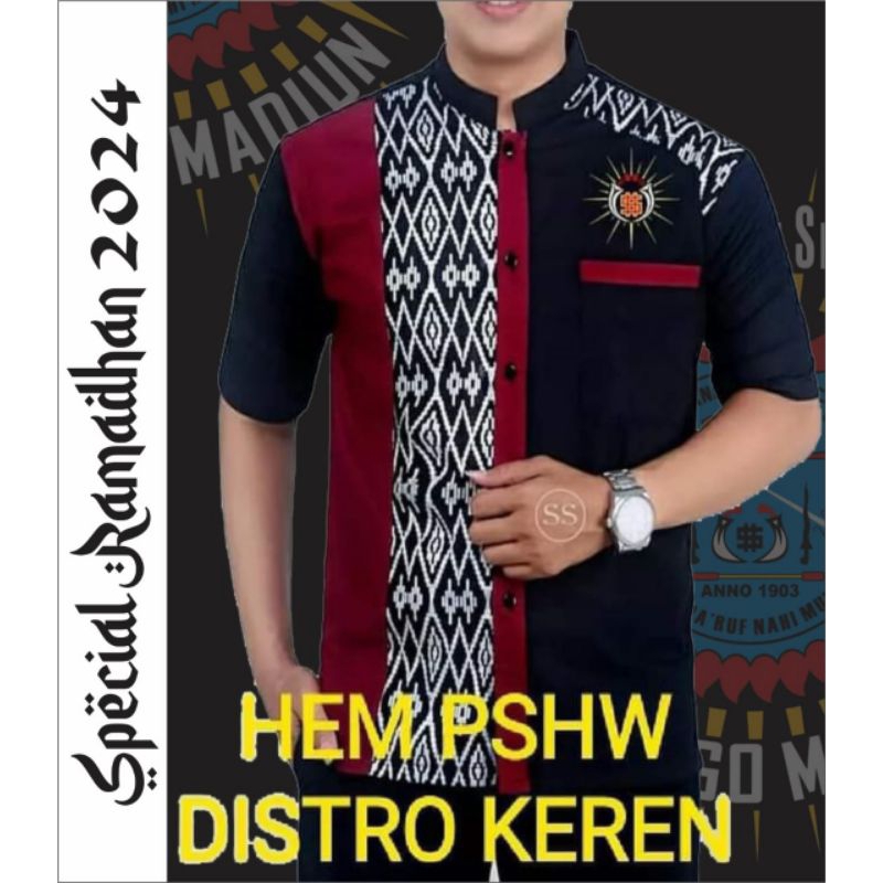 KEMEJA PSHW BORDIR DISTRO