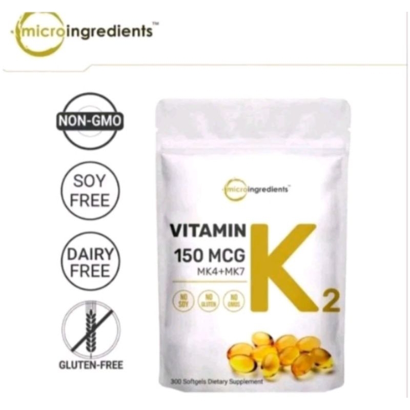Microinggredients Vitamin K2 150mcg 300softgel