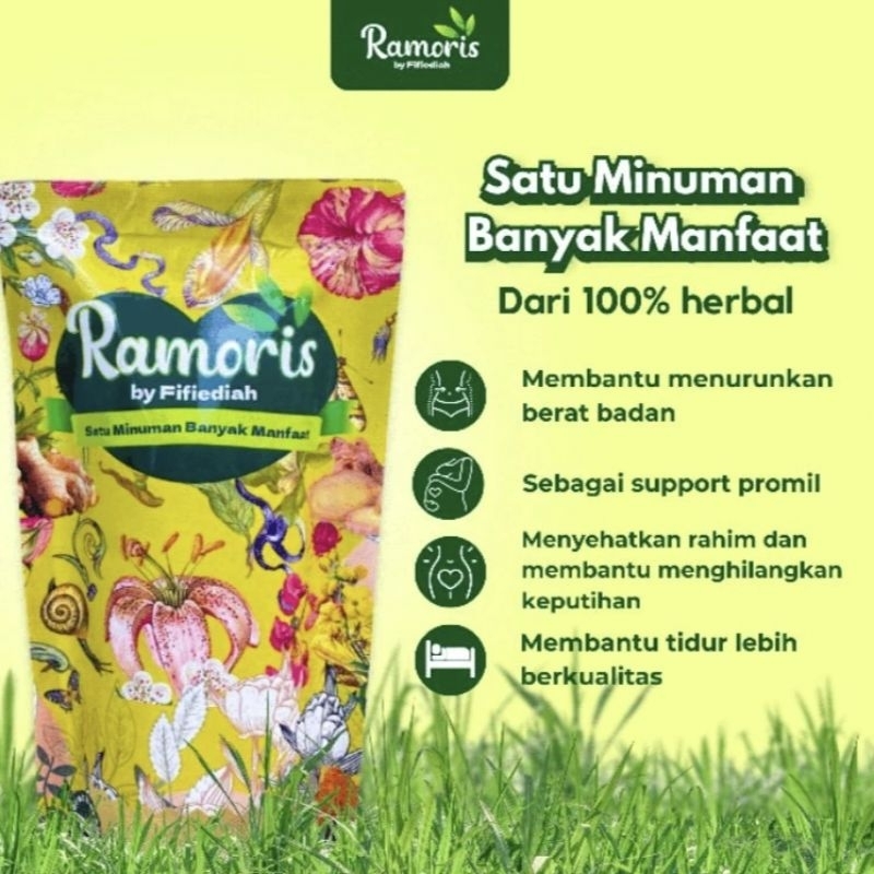 

RAMORIS Minuman Herbal Untuk Kesehatan Rempah-Rempah Alami isi 15 kantong