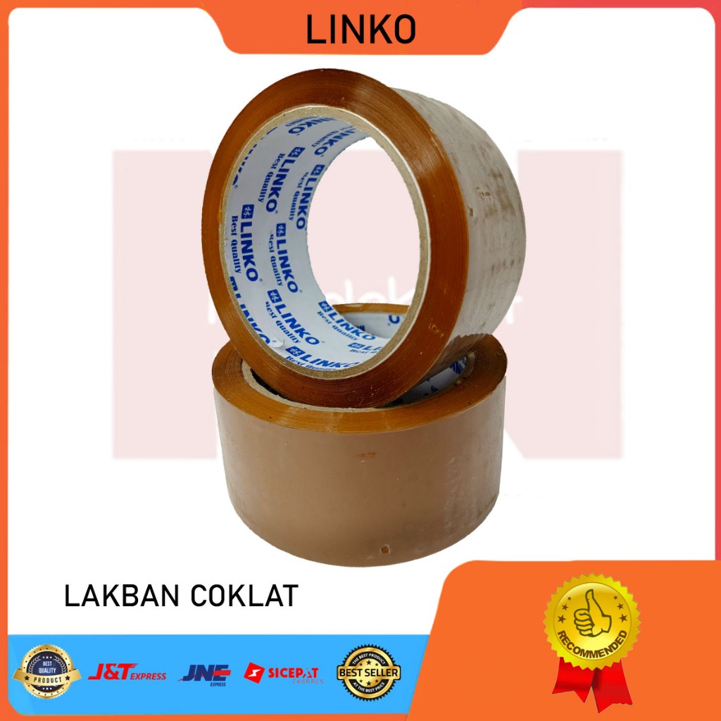 

LAKBAN COKLAT LINKO-1LK LAKBAN SEAL TAPE ISOLASI BESAR SOLASI STATIONARY STATIONERY ALAT TULIS SEKOLAH KANTOR