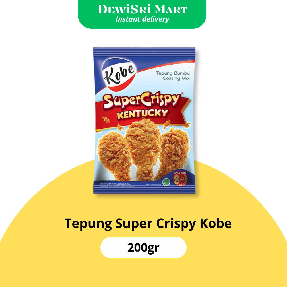 

Tepung Super Crispy Kobe 200gr - Dewi Sri Mart