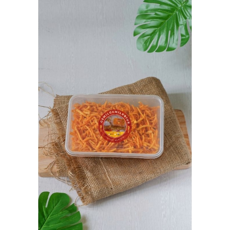 

Kering Kentang Mustofa Pedas Original Kriuk Gurih 200gr