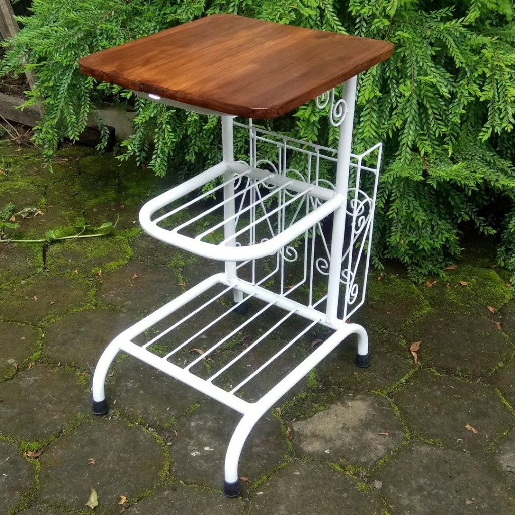 Rak Sepatu/Rak Telepon/Rak Payung/Rak Besi/Rak besi pipa/Rak Koran/Vintage/Jadul