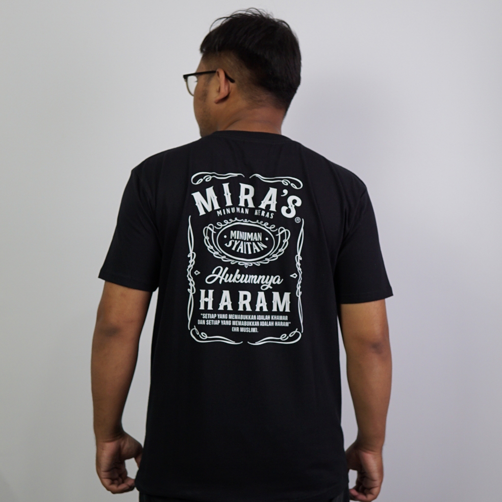 Desain Kaos Keren - Kaos Islami Keren Desain Anti Minuman Bahan Combed 20s Lembut dan Nyaman Standar