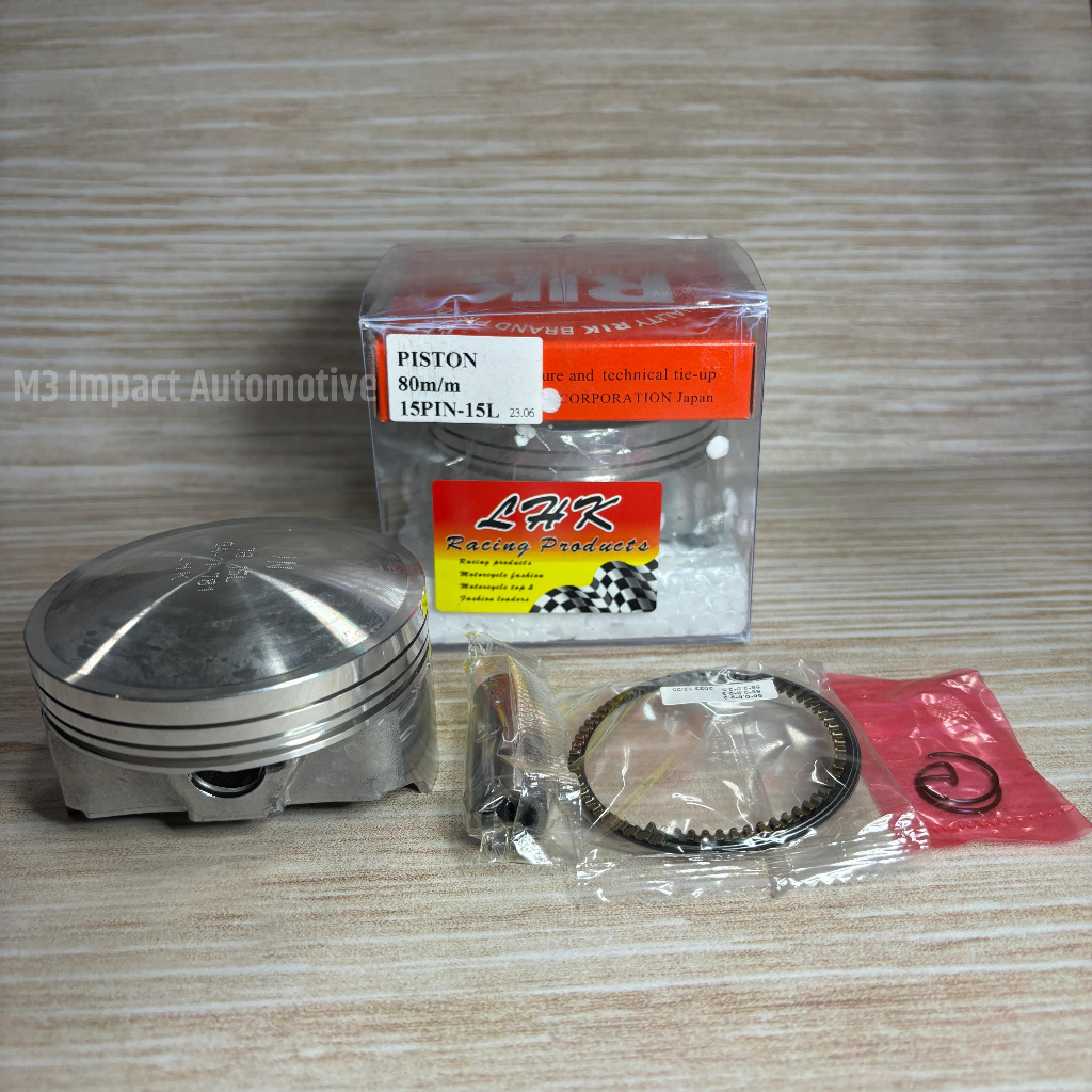piston LHK seher kit set pen 15 pin 15 ukuran 80mm ORIGINAL LHK THAILAND BOSKUHHH.