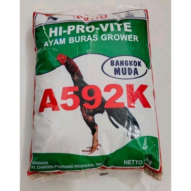 Original Hi Pro Vite Pur Pakan Ayam Bangkok A591k A592k A594k 1 Kg Kemasan Pabrik Voer Makanan Ayam 