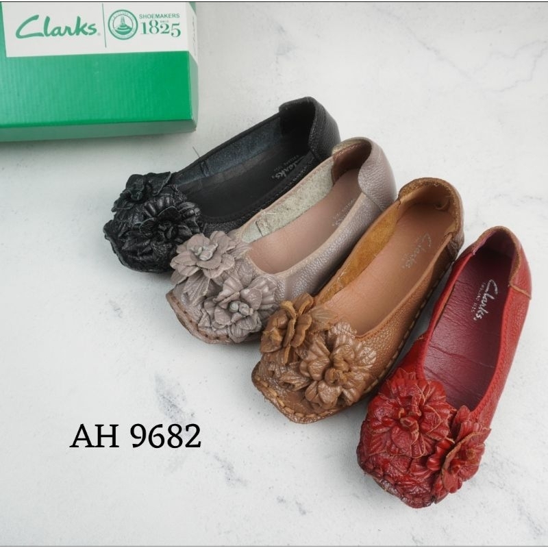 Sepatu CLARKS BUNGA 2 / clarks bunga 9682 KULIT ASLI / SEPATU WANITA CLARKS / sepatu kulit