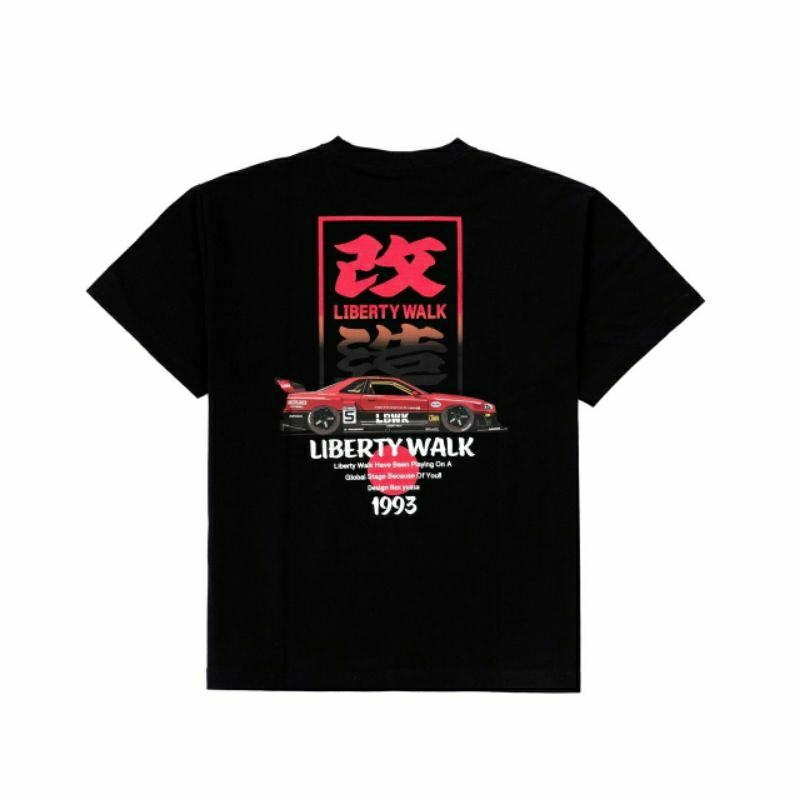 Kaos Liberty walk nissan gtr r34 JDM style