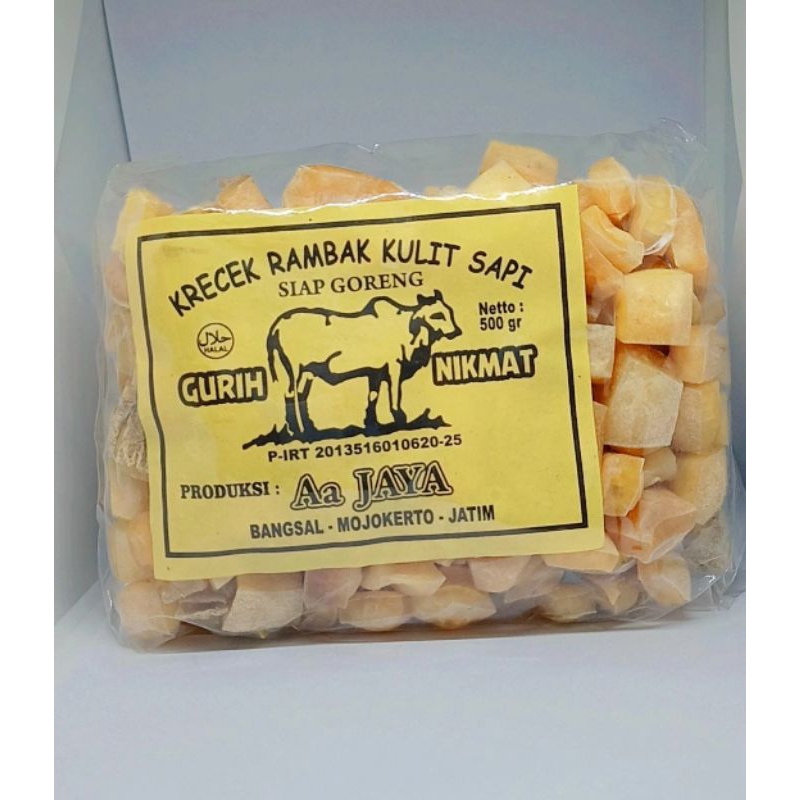 

KRUPUK RAMBAK/KRECEK KULIT SAPI