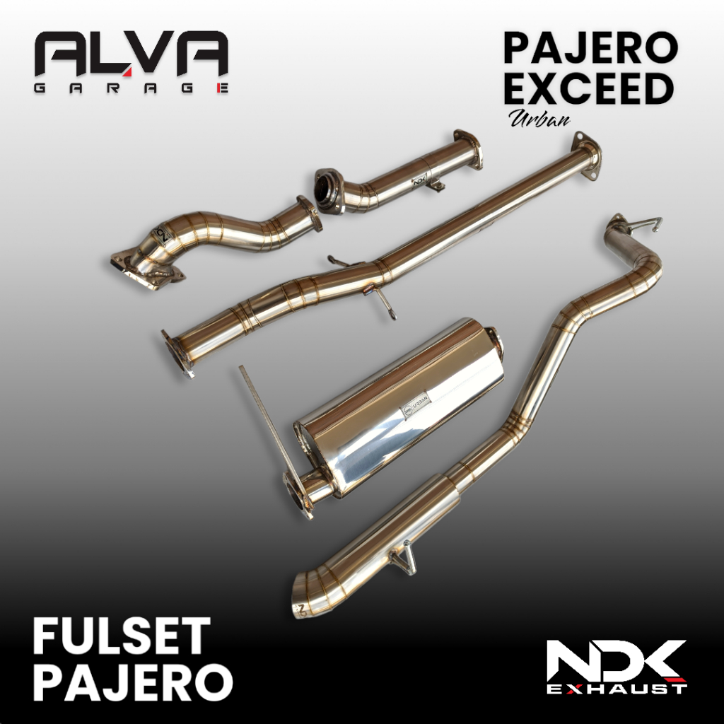 Knalpot Pajero NDK Exhaust FULSET PAJERO NDK EXCEED DAKAR SPORT TIPE URBAN DAILY NDKEXHAUST DIESEL