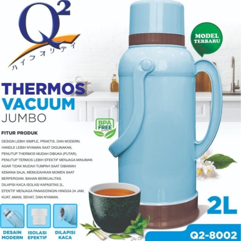 (Q2-8002) Termos Jumbo, Termos Air Panas dan Air Dingin, Thermos Termos Air Panas Dingin Tumbler 2