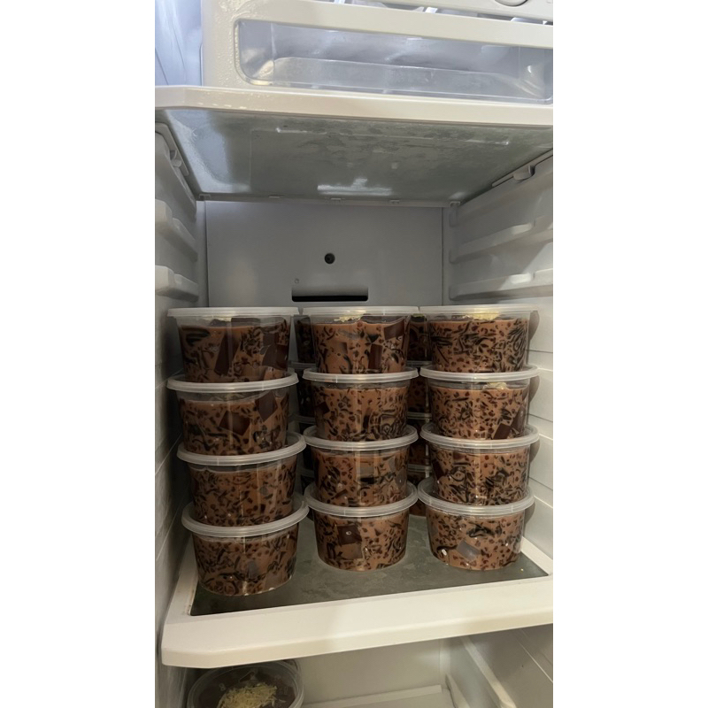 

cokelat jelly sago