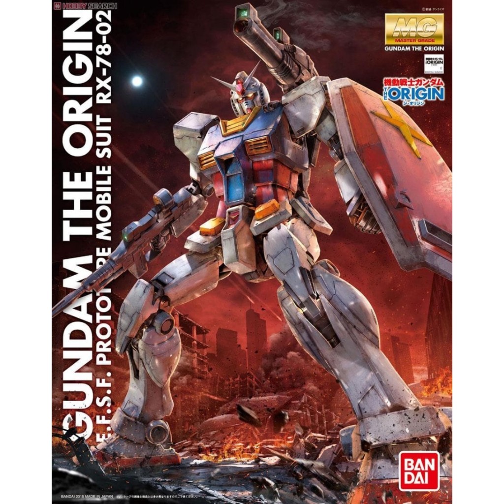 MG Gundam The Origin RX-78-2 / RX78 BANDAI