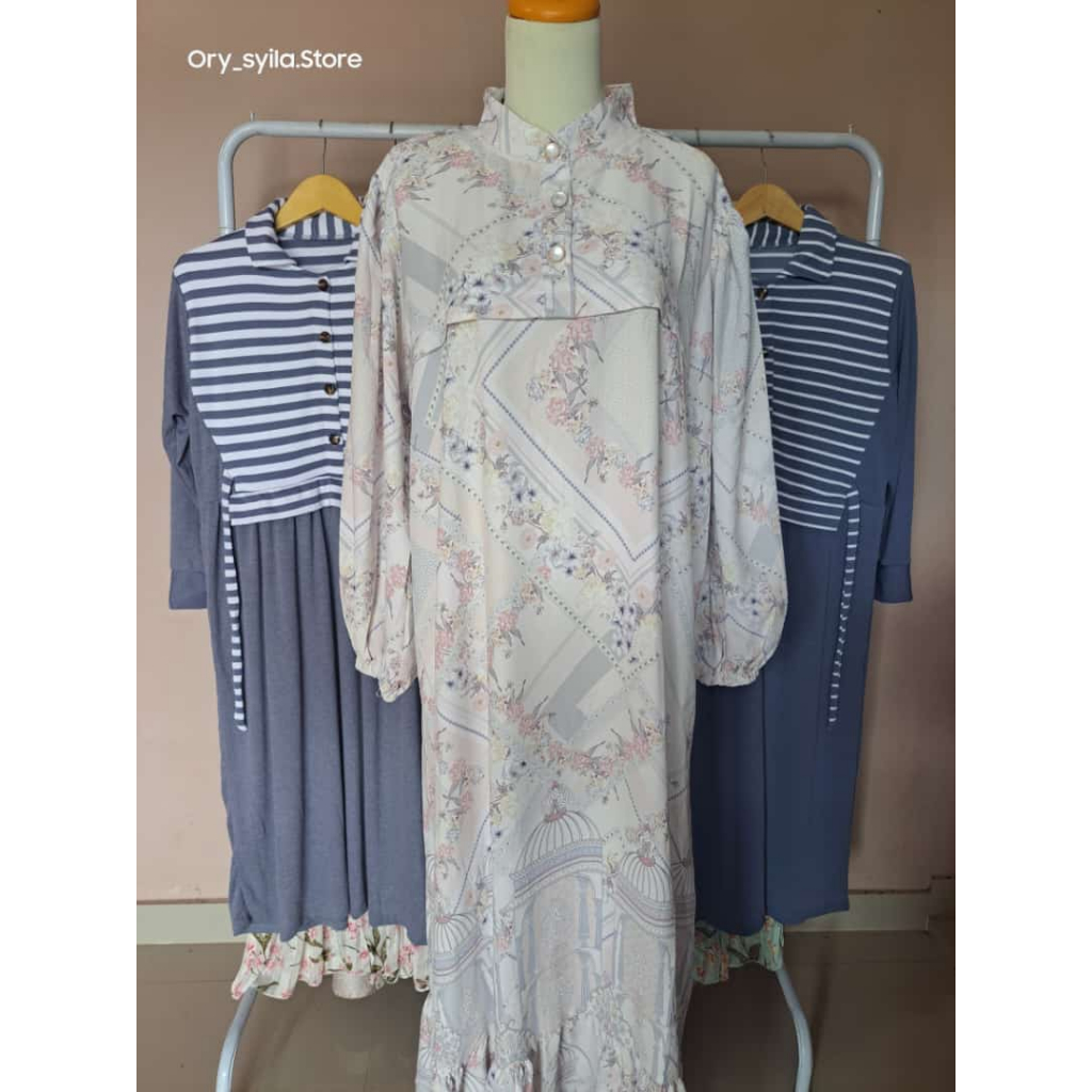 Set Gamis Meijiewang kubah