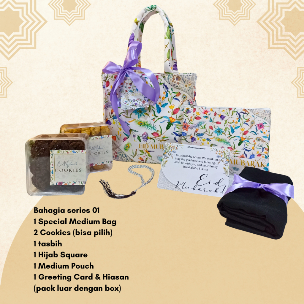 

Hampers lebaran2024 (BAHAGIA SERIES) / Hampers Idul Fitri MEDIUM