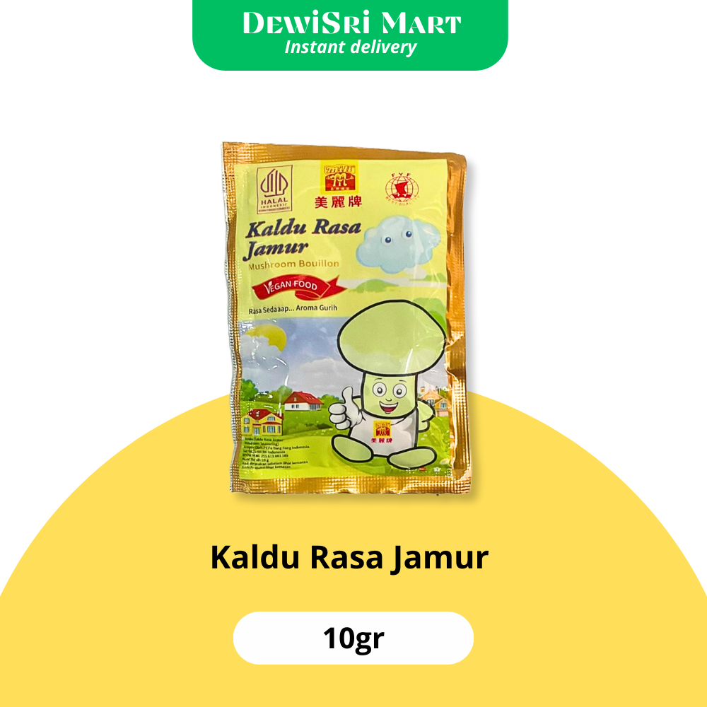 

Kaldu Jamur Sachet 10g - Dewi Sri Mart