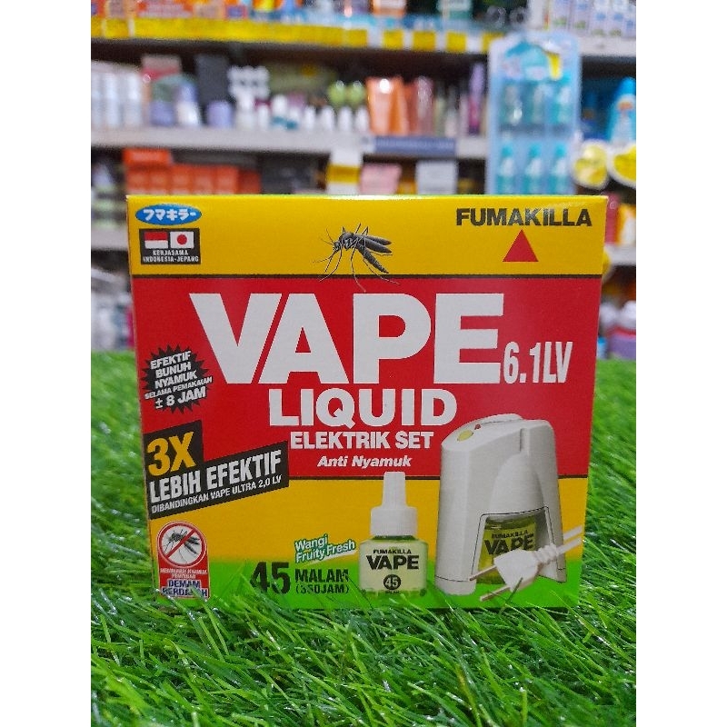 VAPE ANTI NYAMUK FUMAKILLA VAPE LIQUID ELEKTRIK SET & REFILL