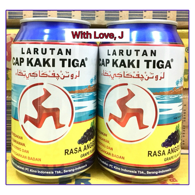 LARUTAN CAP KAKI TIGA RASA ANGGUR