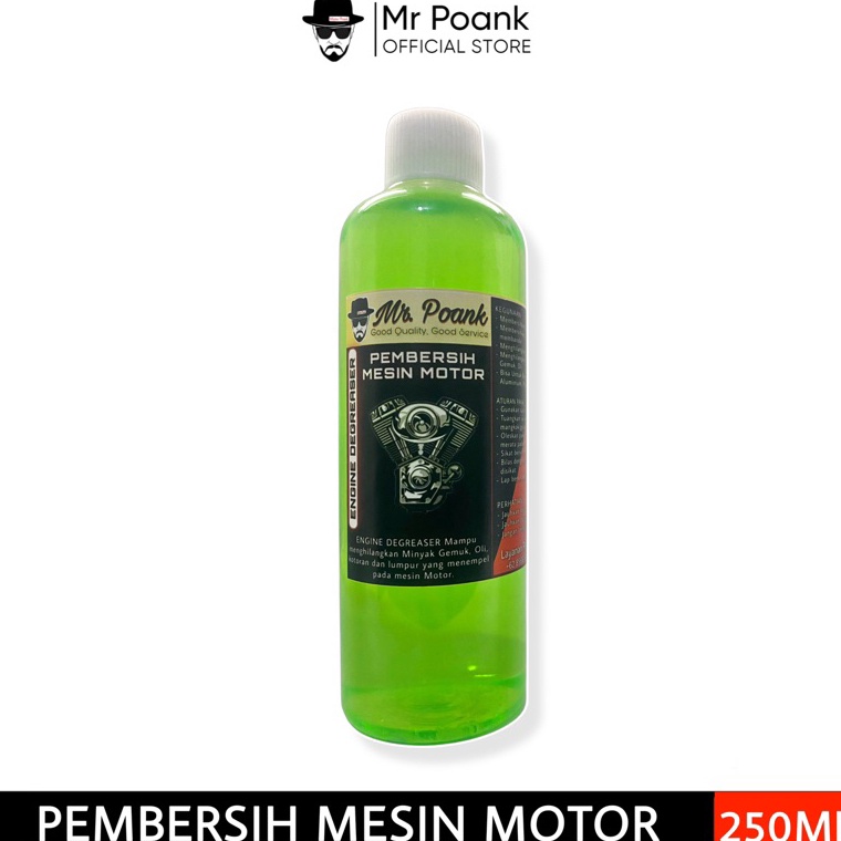 stok baru Mr Poank Cairan Pembersih Kerak Blok Mesin Motor Bekas Karat Kotoran Paling Ampuh 25ml
