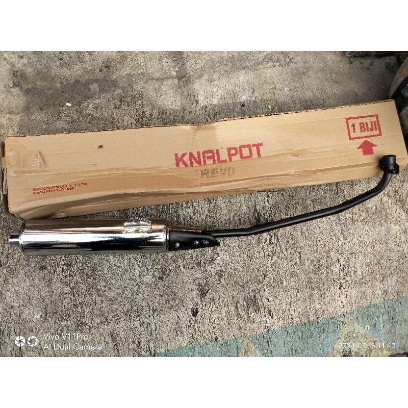 Knalpot standart honda revo 110 revo lama