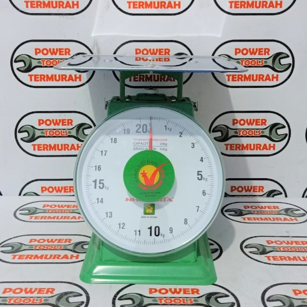 

Timbangan Duduk 20 KG Nhon Hoa Vietnam ASLI 20kg Plat Jarum Nhonhoa