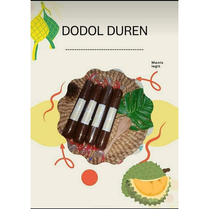 

Dodol Betawi Rasa Durian/duren